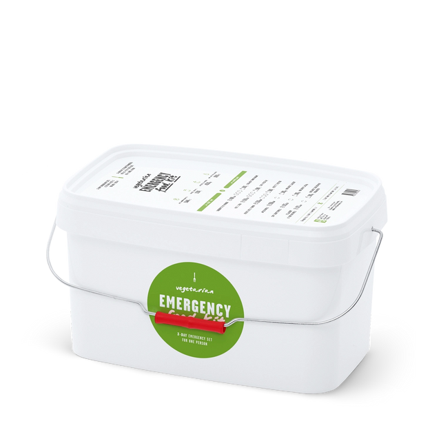 Kit alimentaire d’urgence : végétarien