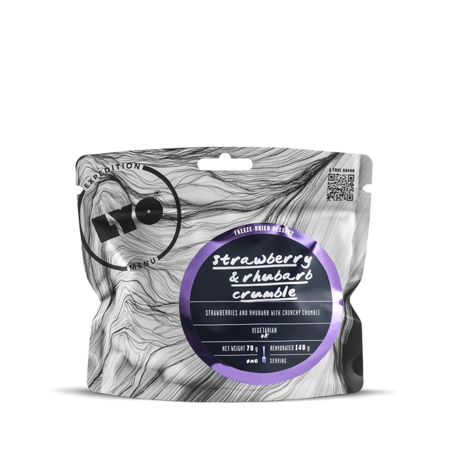 Strawberry & Rhubarb Crumble